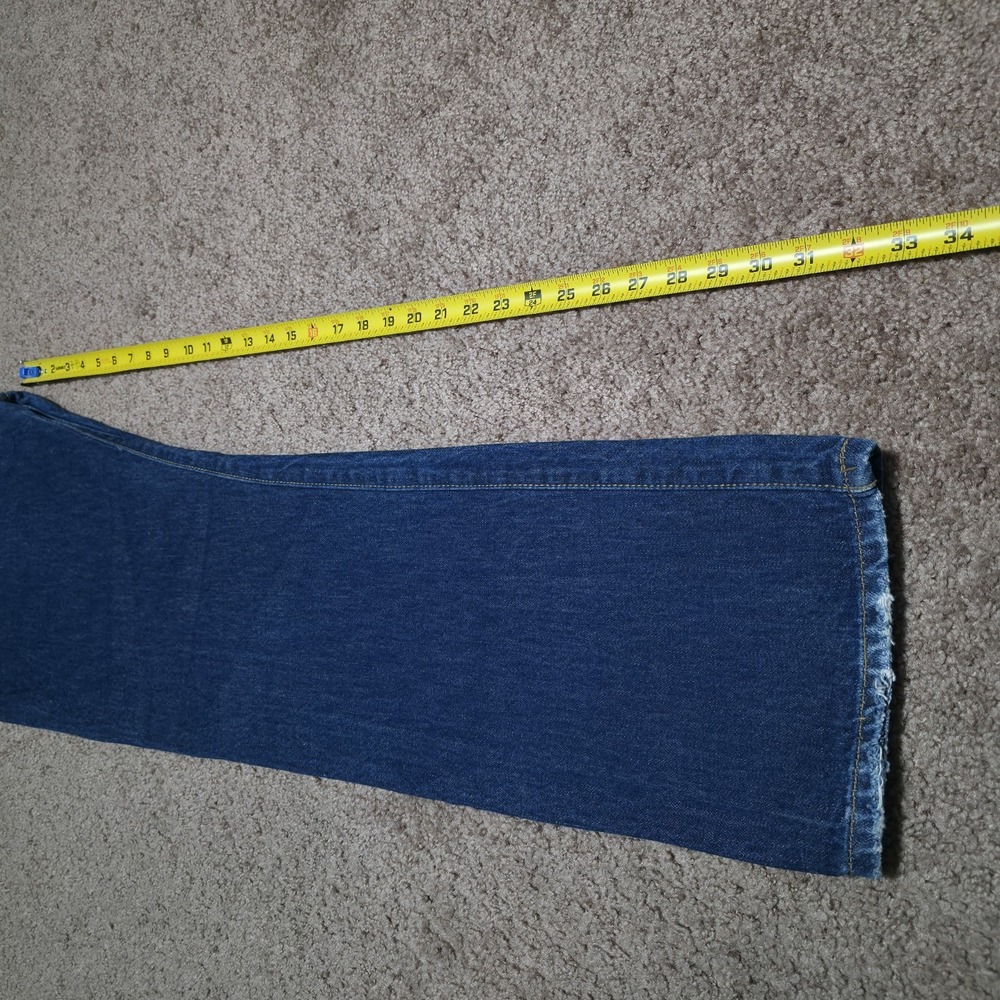 Vintage Levi's 501 Jeans Men's 34 x 34 *Fits 32 x 33 Button Fly Dark Wash Pants - Picture 7 of 7